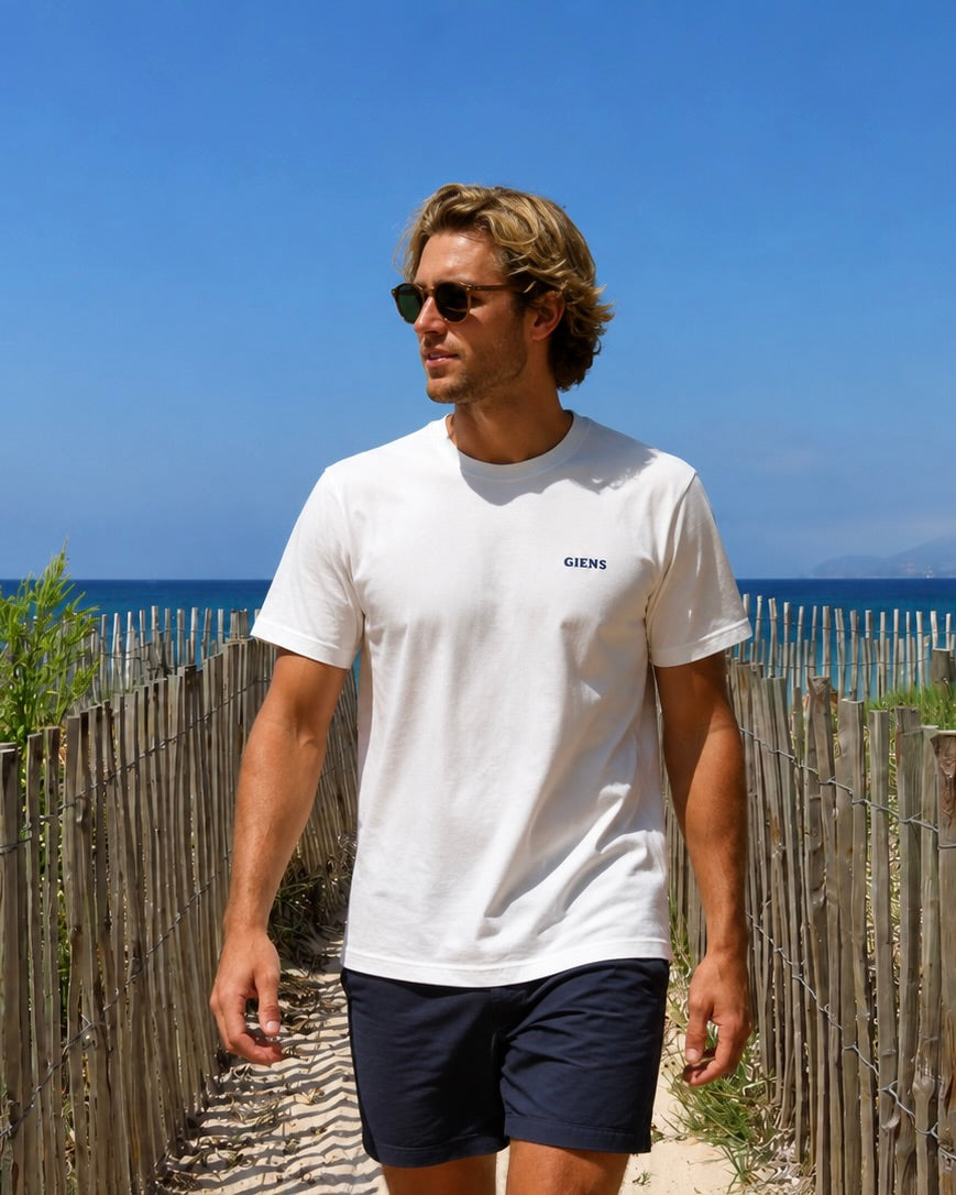 Précommander le T-shirt Giens 🌾 — Collection SUD ☀️ | 100 % coton 240 GSM 🇫🇷 | Maison Polygon