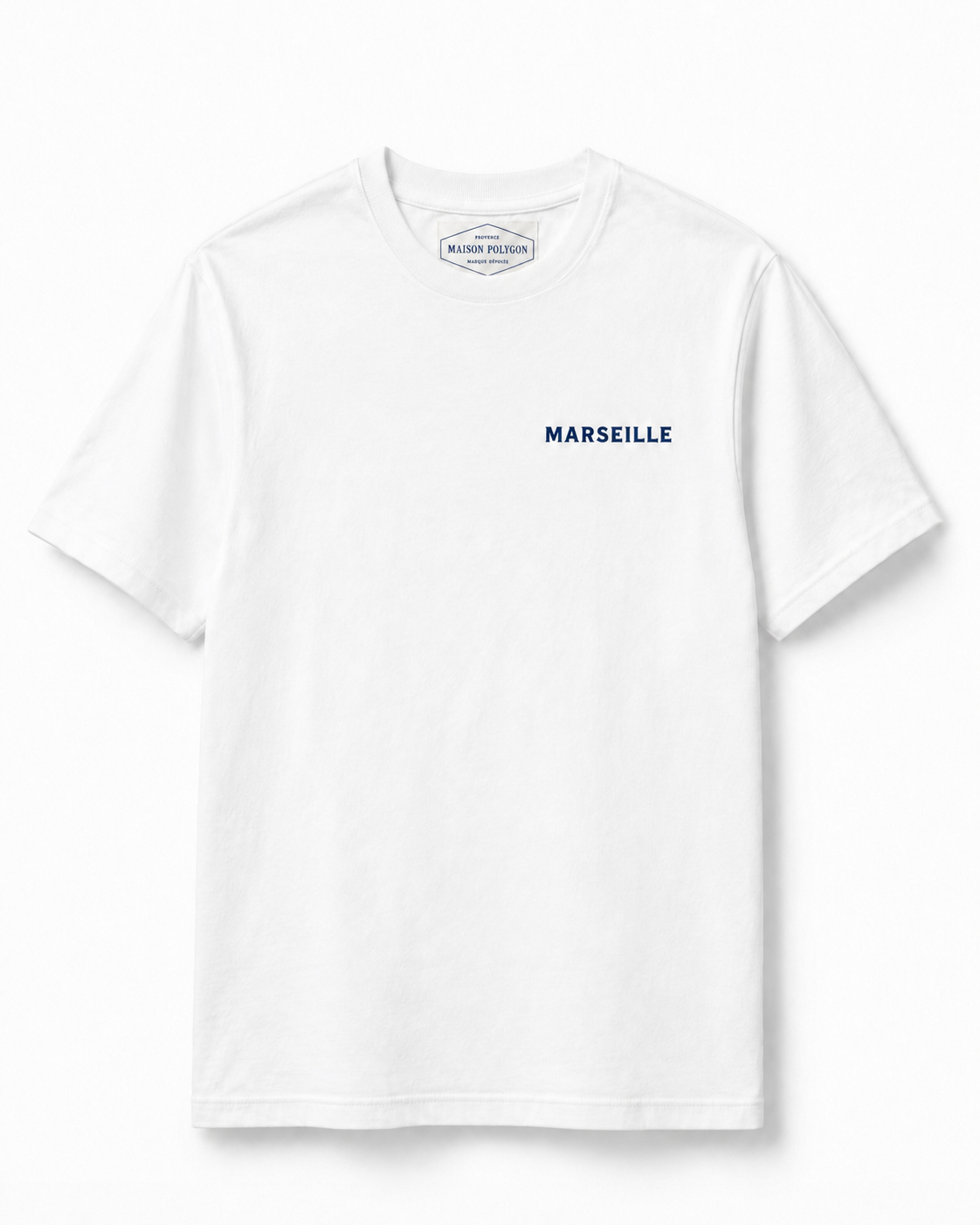 T-shirt Marseille ⚓️ — Collection SUD ☀️ | 100 %coton 240 GSM 🇫🇷 | Maison Polygon