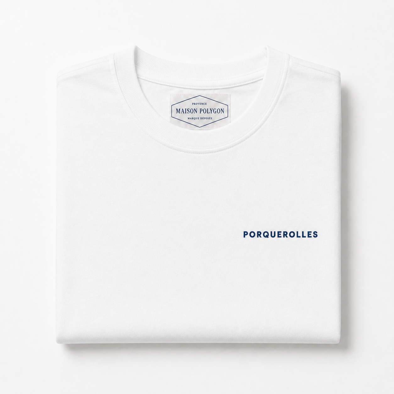 Précommander le T-shirt Porquerolles 🐠 — Collection SUD ☀️ | 100 % coton 240 GSM 🇫🇷 | Maison Polygon