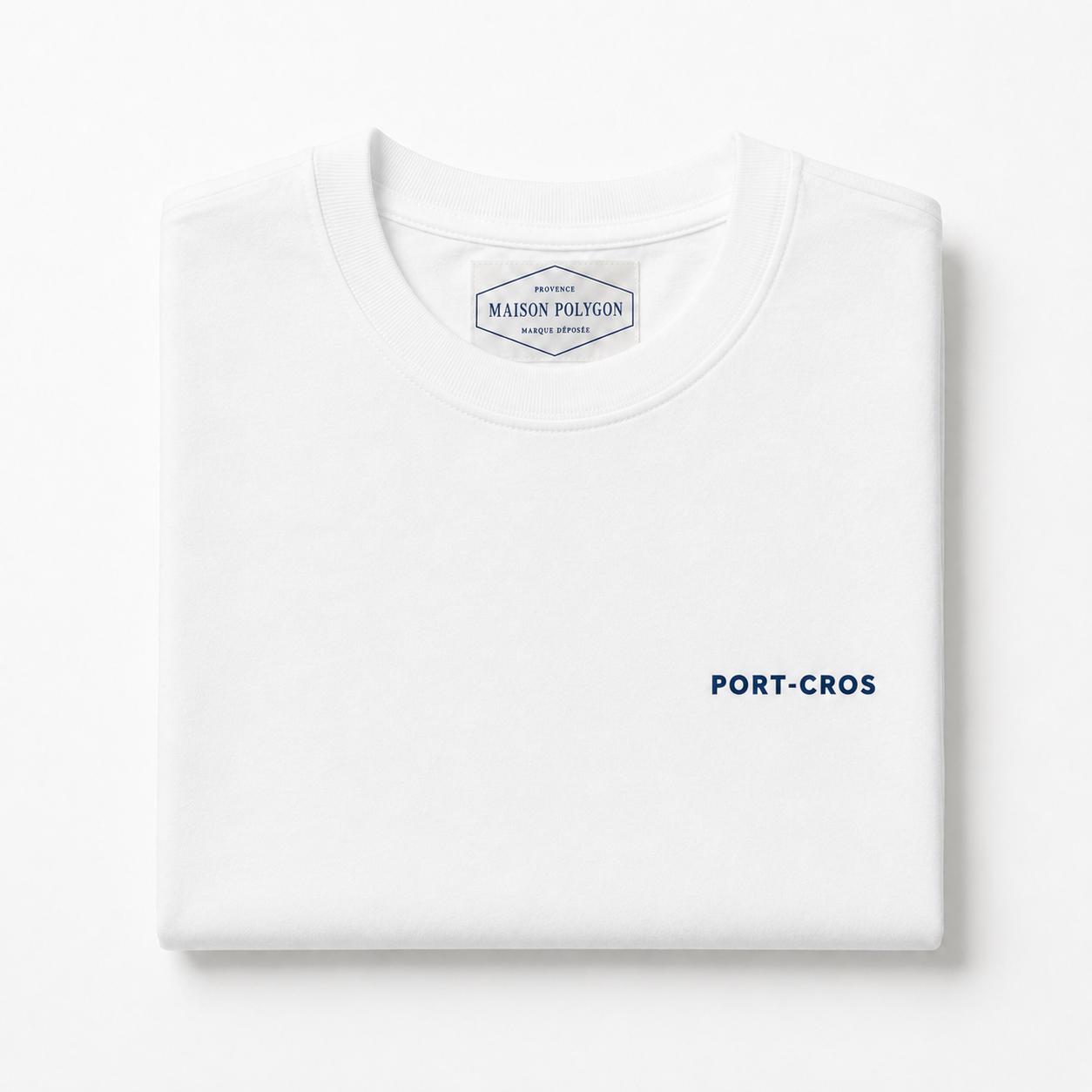 T-shirt Port-Cros 🌊 — Collection SUD ☀️ | 100 % coton 240 GSM 🇫🇷 | Maison Polygon
