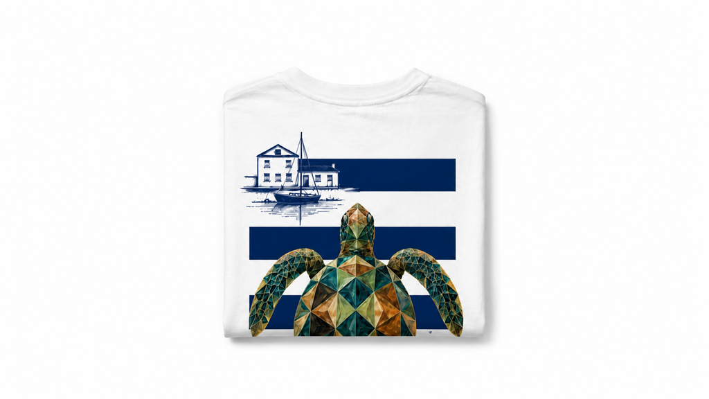 T-shirt Port-Cros 🌊 — Collection SUD ☀️ | 100 % coton 240 GSM 🇫🇷 | Maison Polygon